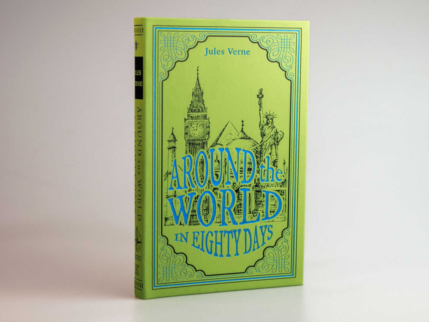 Around the World in Eighty Days Book Candle Bundle