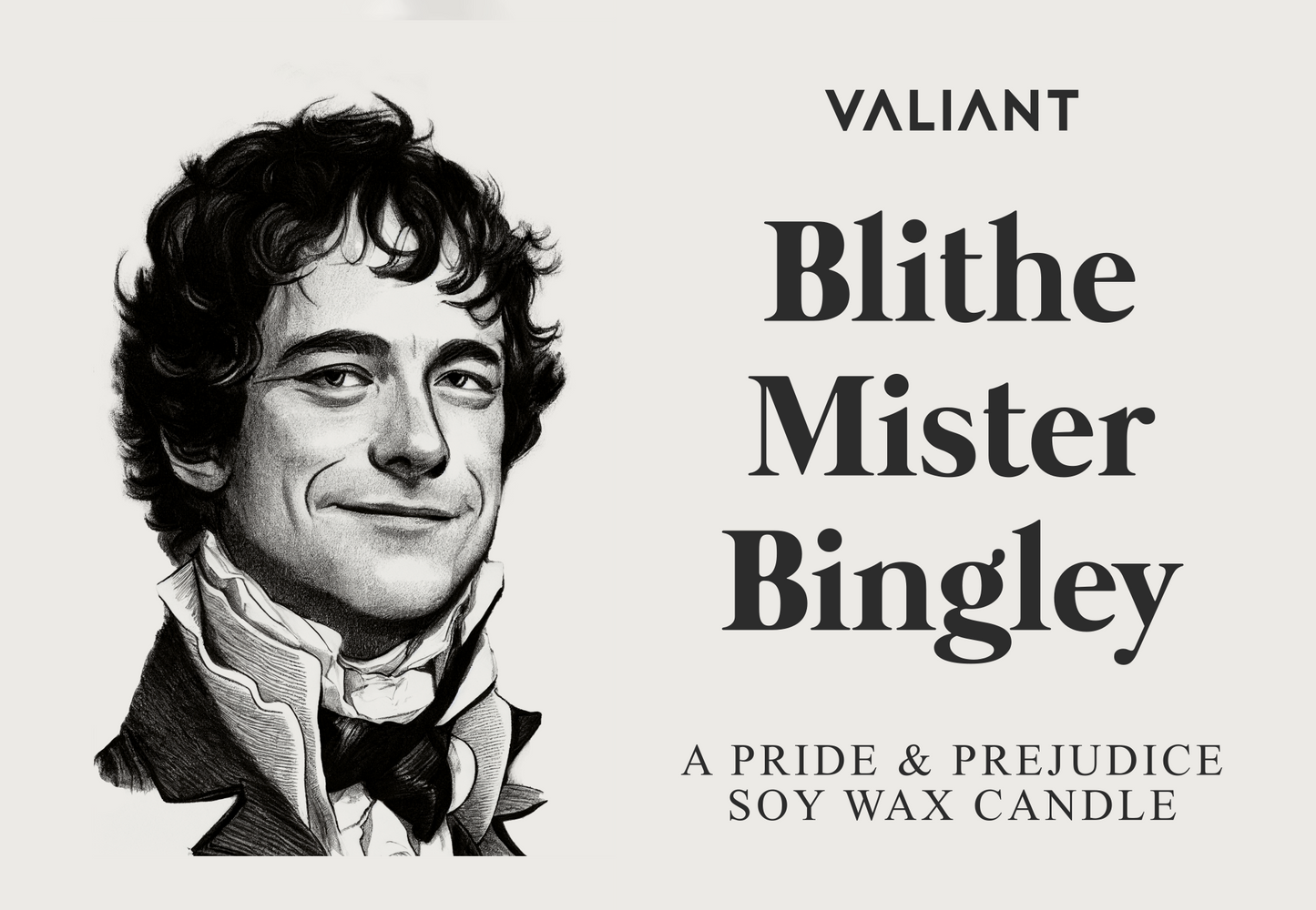 Blithe Mister Bingley Candle