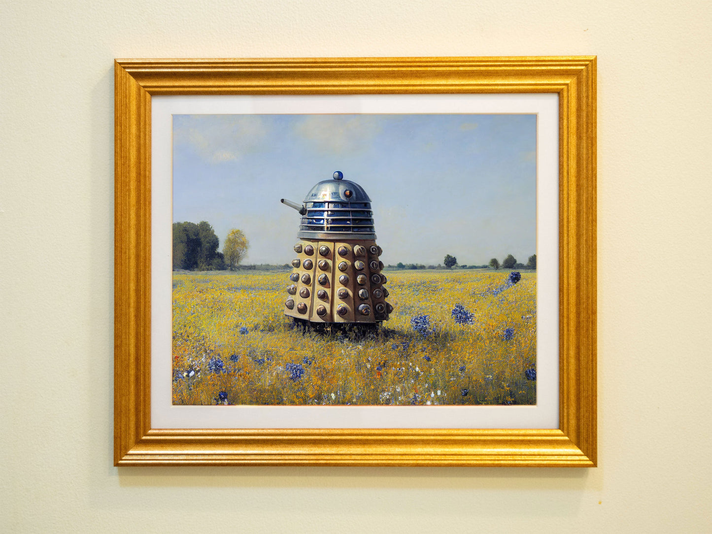 Dalek in a Field of Wildflowers