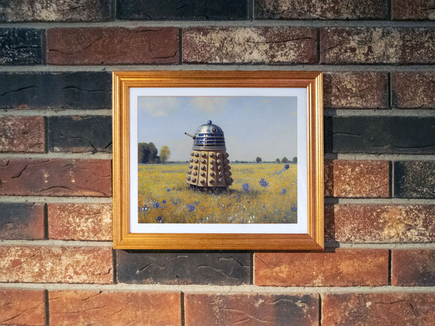 Dalek in a Field of Wildflowers