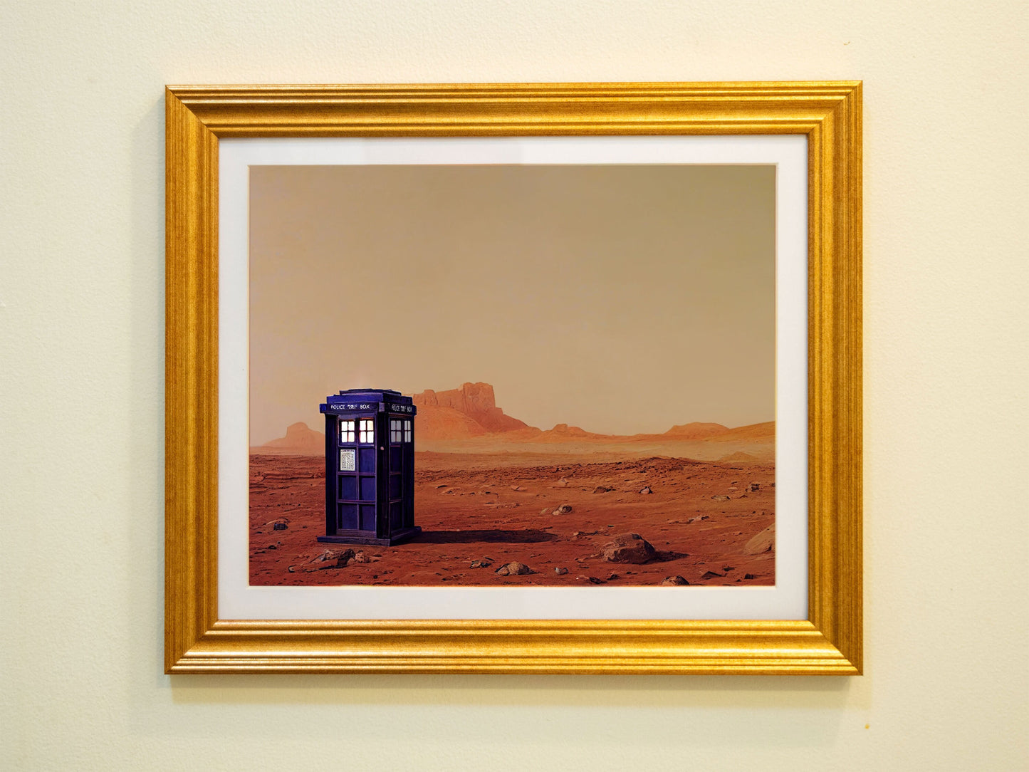 TARDIS on Mars