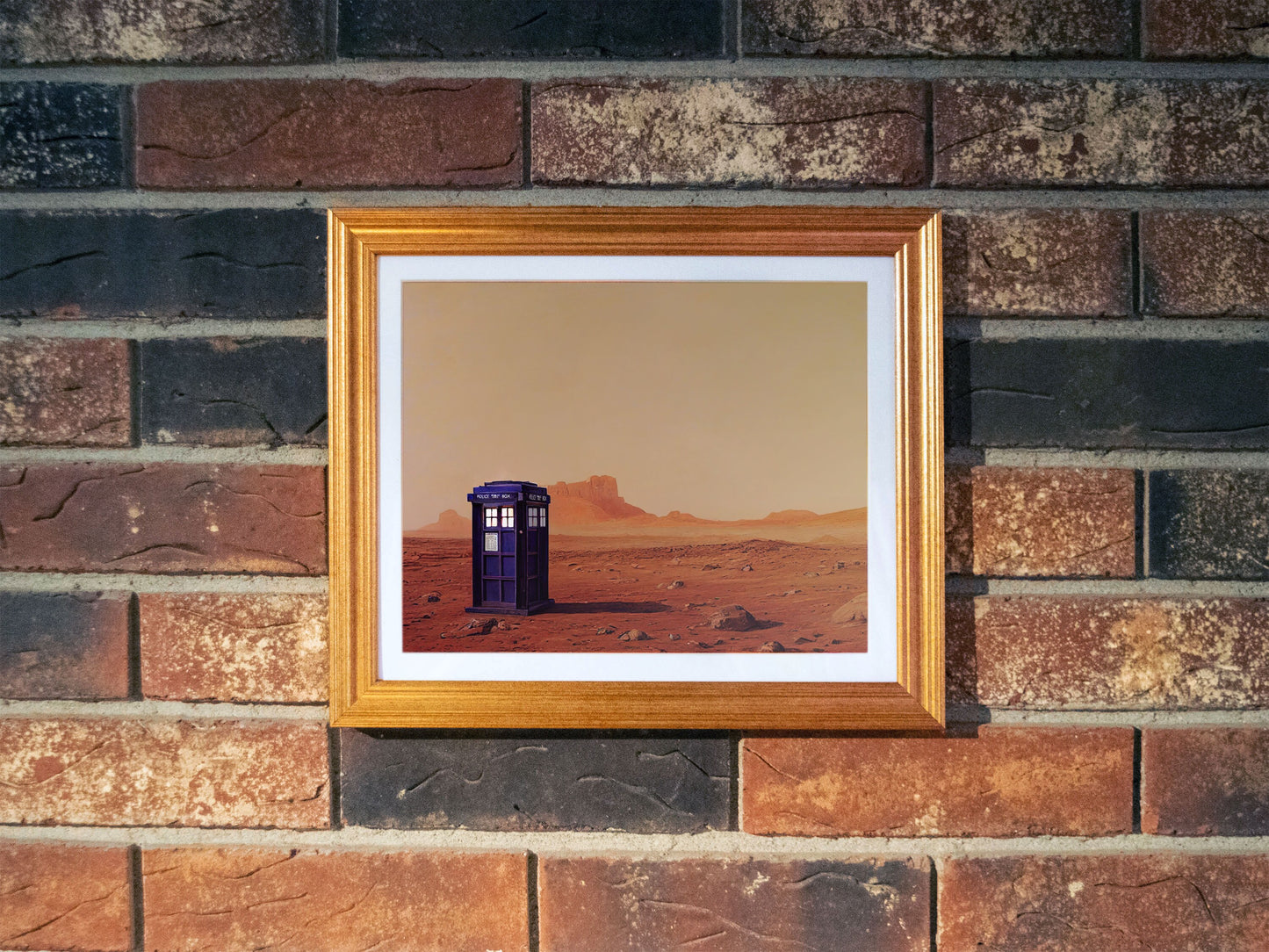 TARDIS on Mars