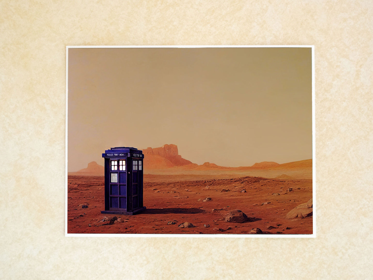 TARDIS on Mars