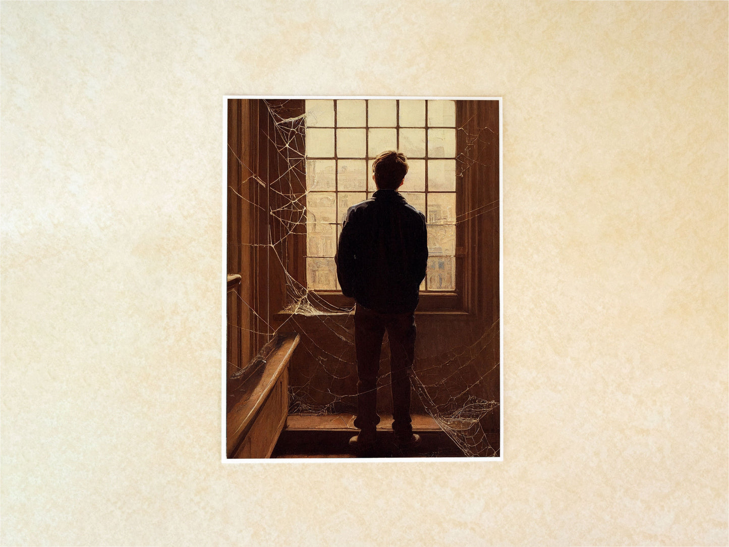 Peter Parker Looking Out the Window