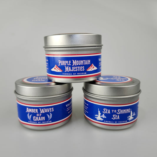 Fireball of Freedom: 3 Candles Bundle | America the Beautiful