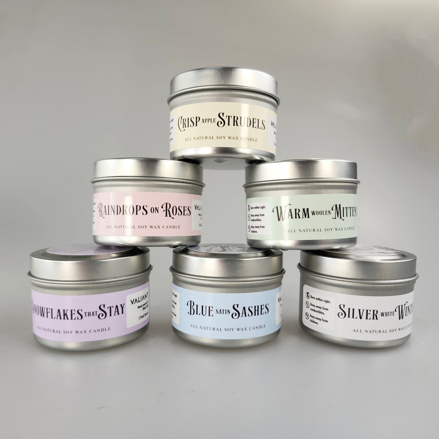 My Favorite Things Candle Sample Pack - Set of 6 | Christmas Candles