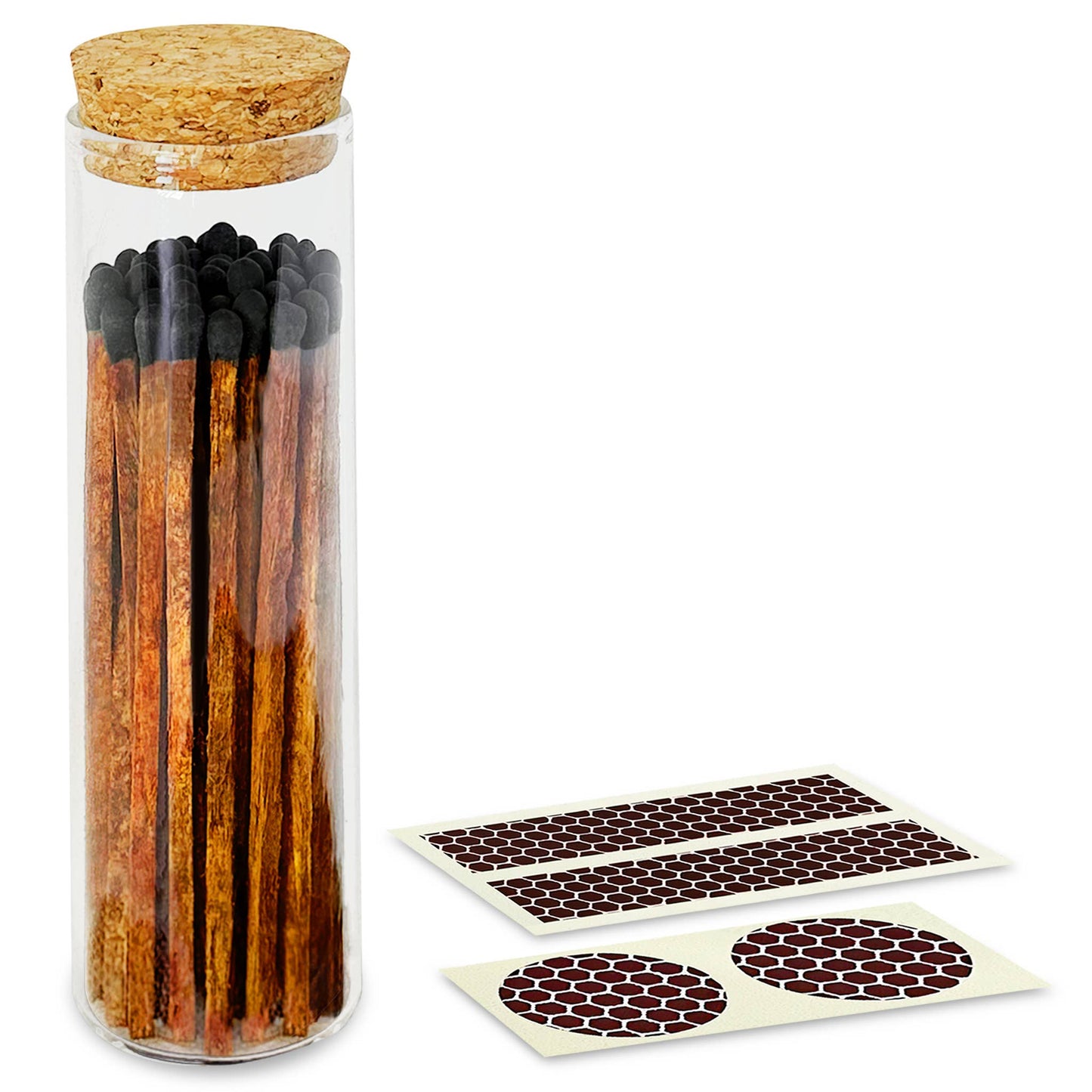 Long matches in a cork-top jar, Espresso tips