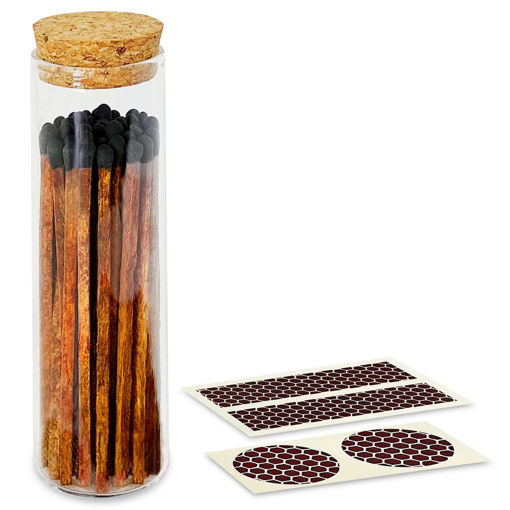 Long matches in a cork-top jar, Espresso tips