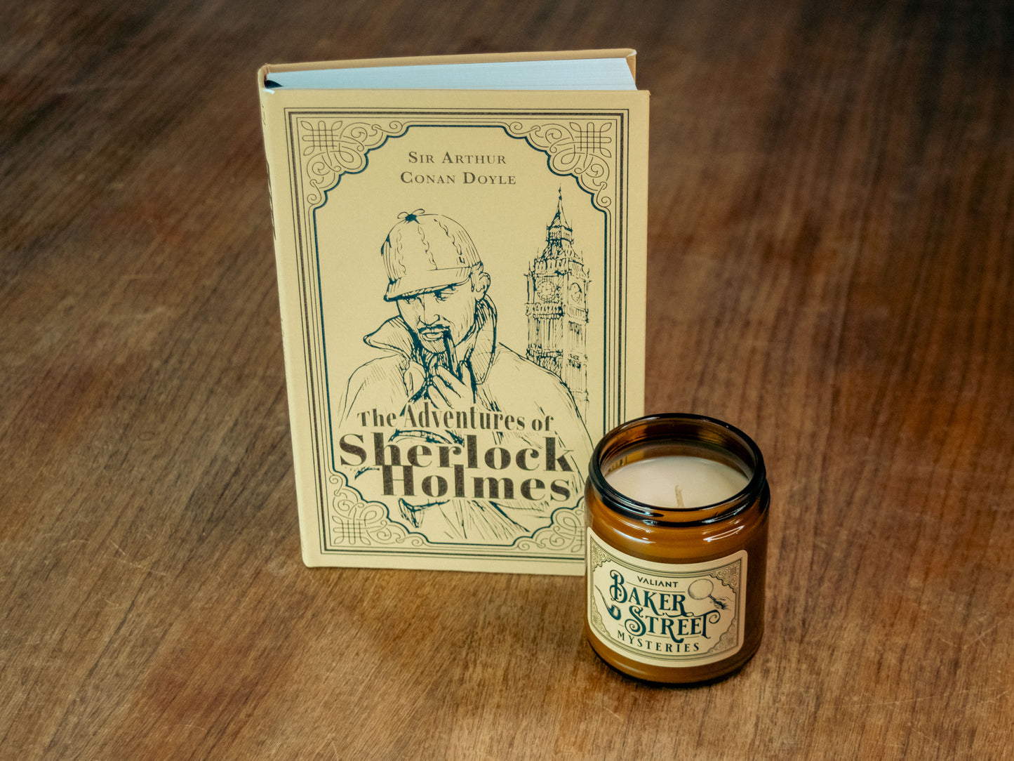 Sherlock Holmes Book Candle Bundle