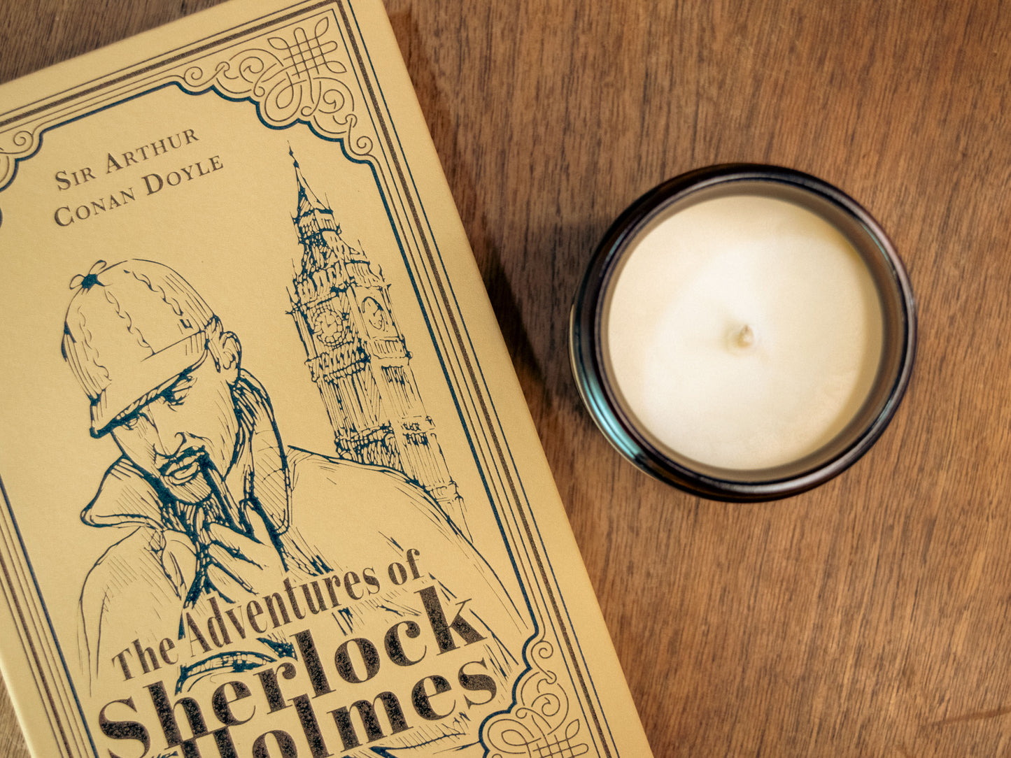 Sherlock Holmes Book Candle Bundle