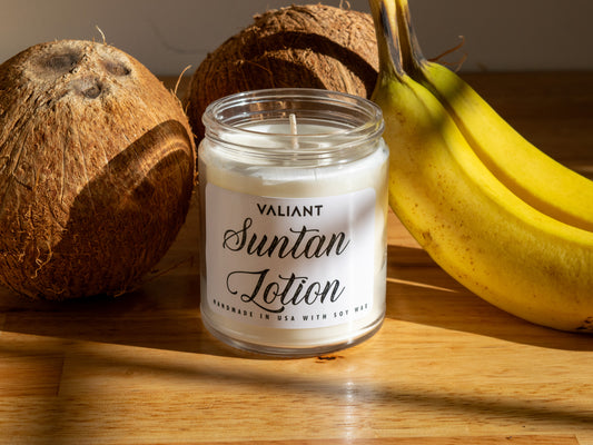 Suntan Lotion Candle