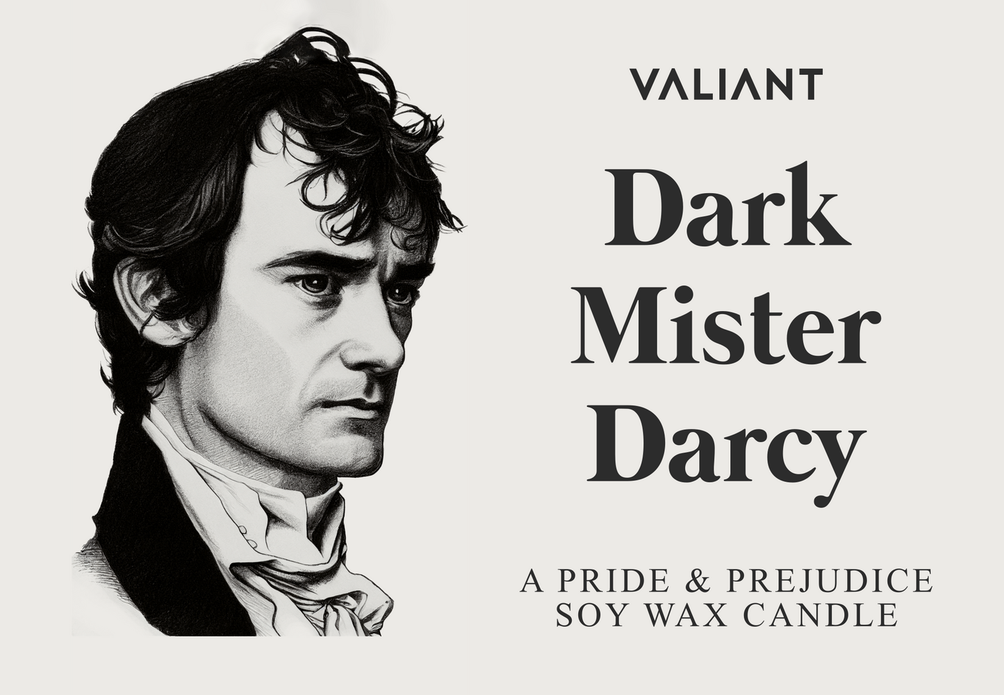 Dark Mister Darcy Candle