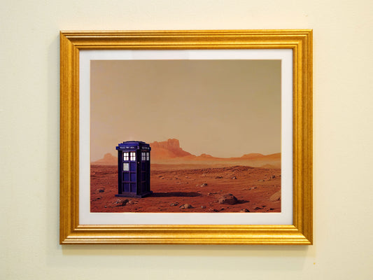 TARDIS on Mars
