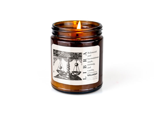Libra Zodiac Candle