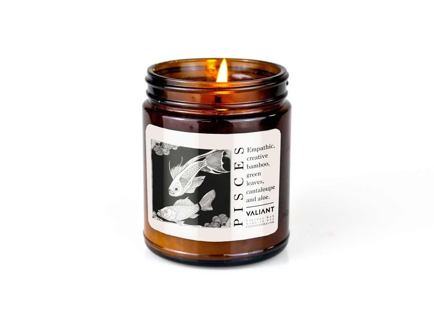 Pisces Zodiac Candle