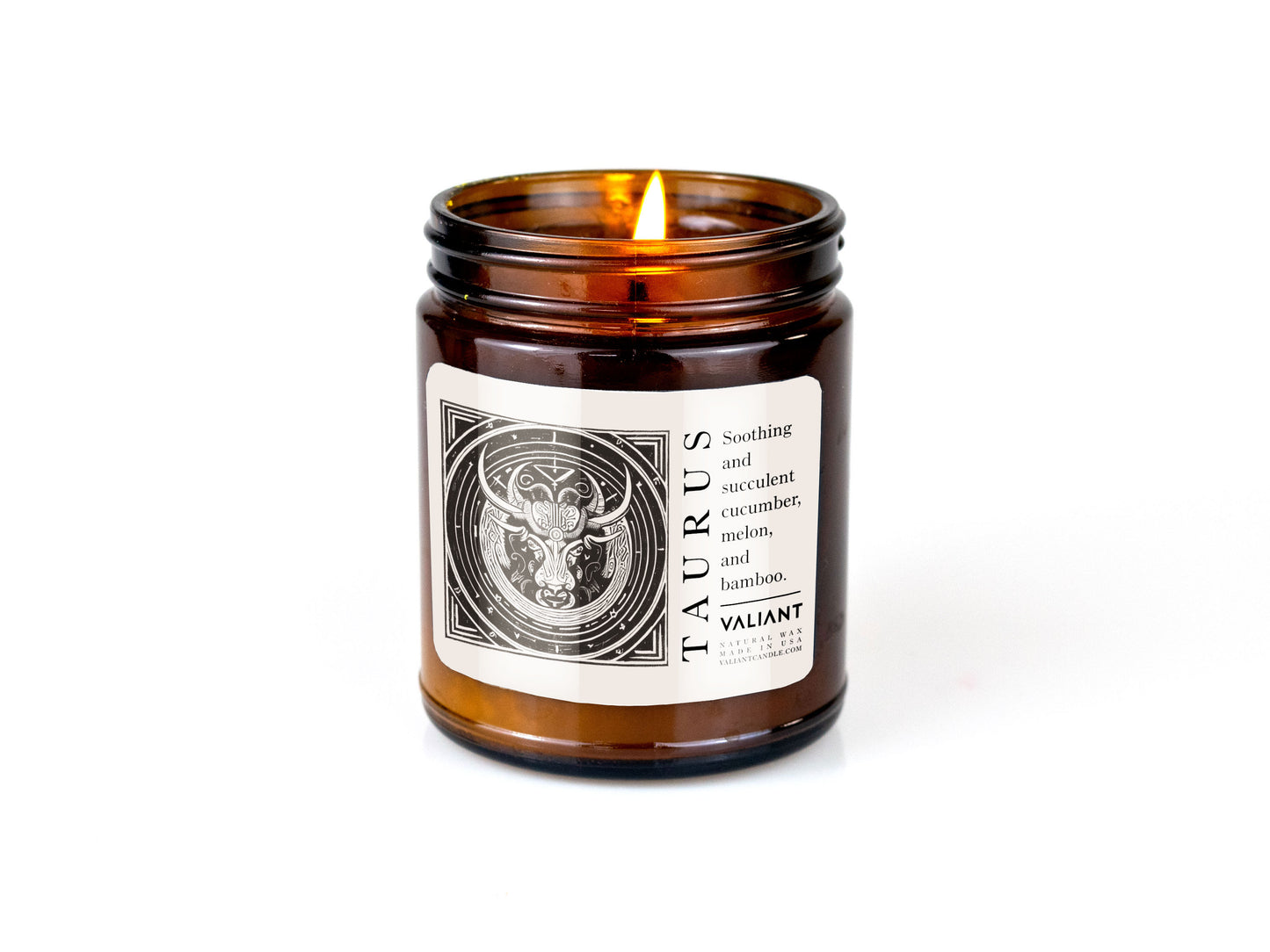 Taurus Zodiac Candle