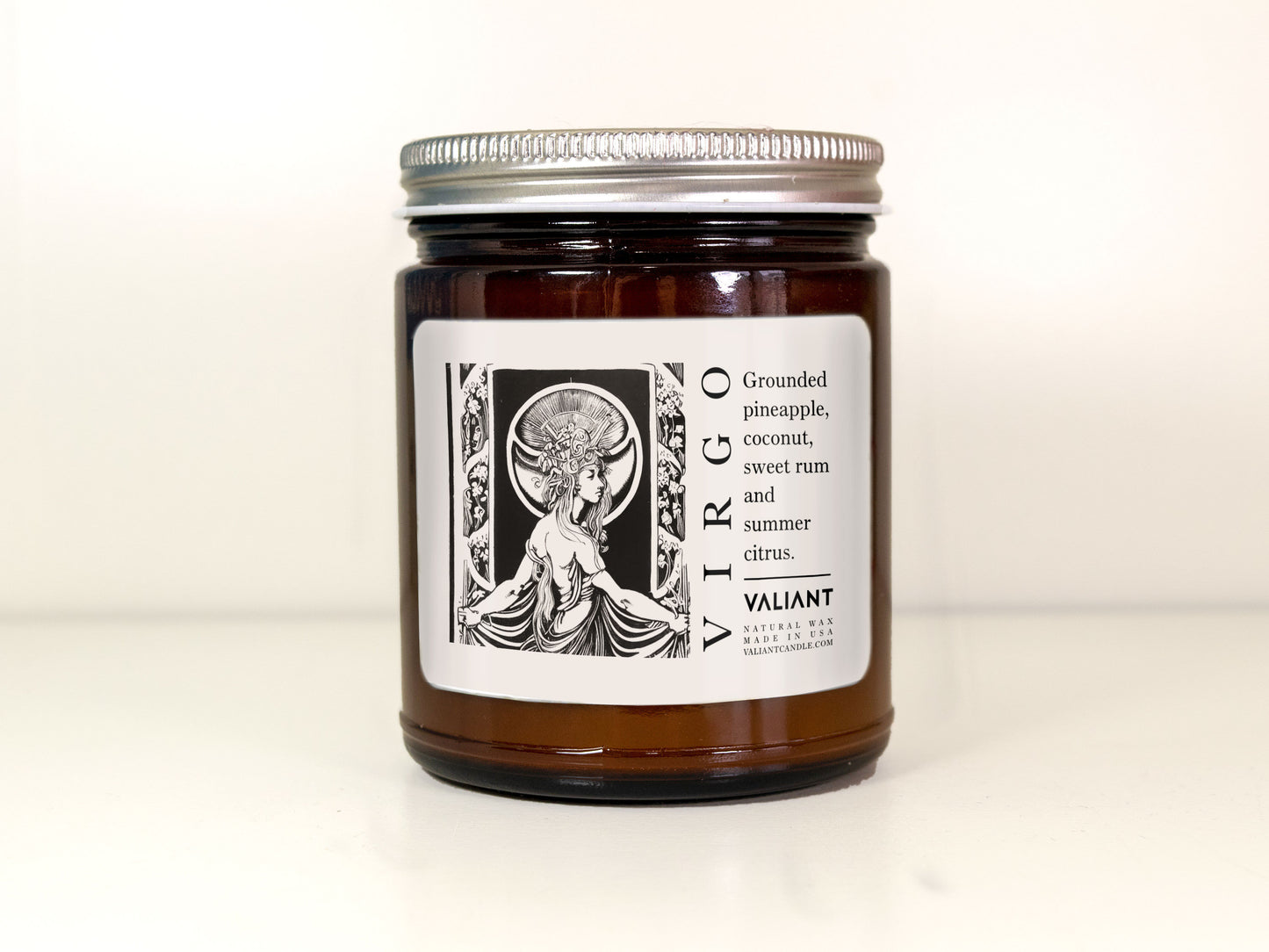 Virgo Zodiac Candle